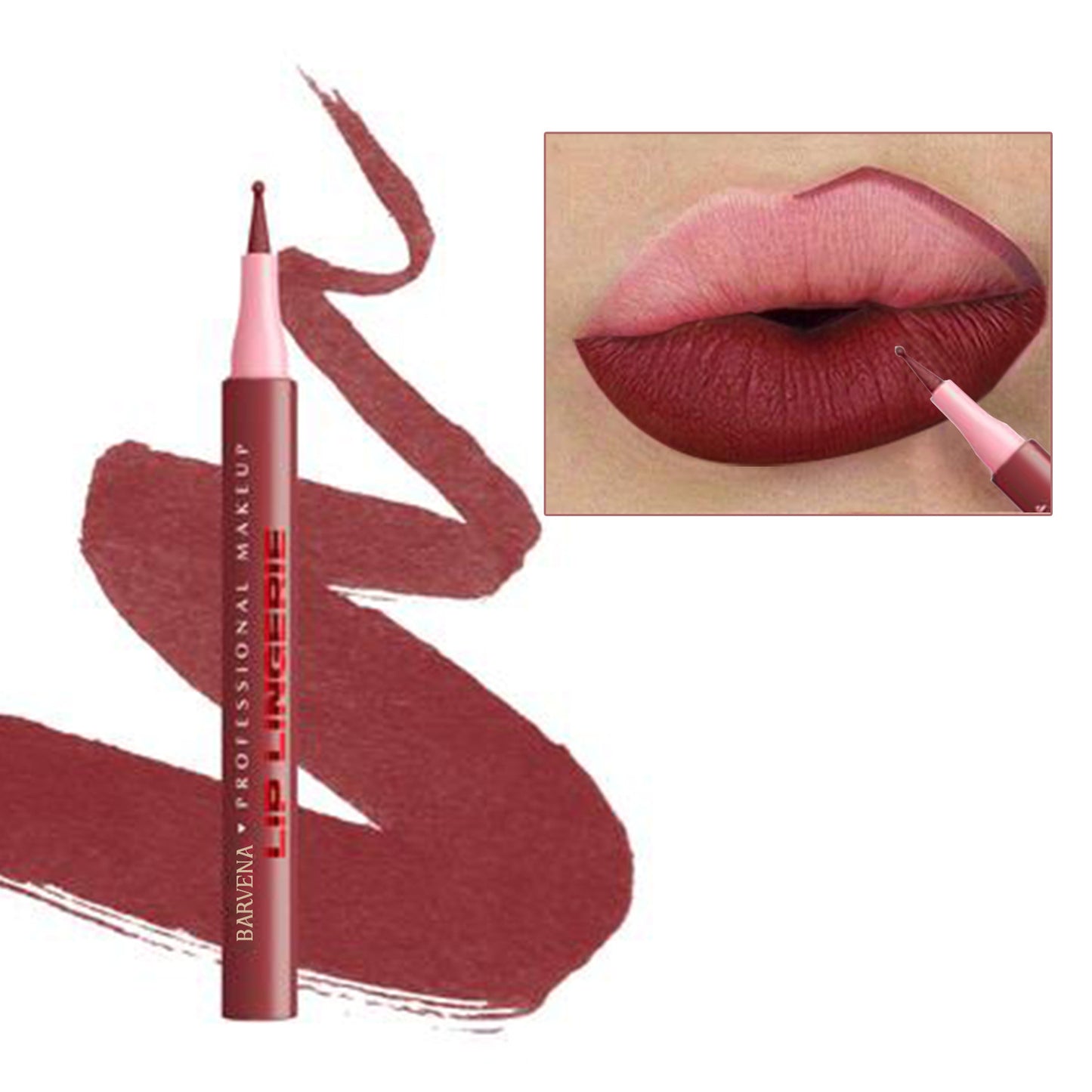 Matte Lip Liner Pencil with Full 3D Outline - Multiple Shades