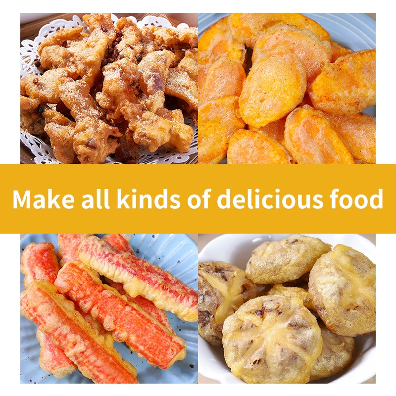 Crispy Pork Coating Mix - 3pc Flavor Enhancer for Chicken, Seafood & Veggies