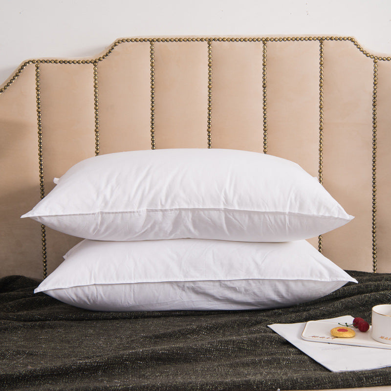 Hotel-Style Fiber Pillow Insert - High-Resilience Cotton Bedding Pillow