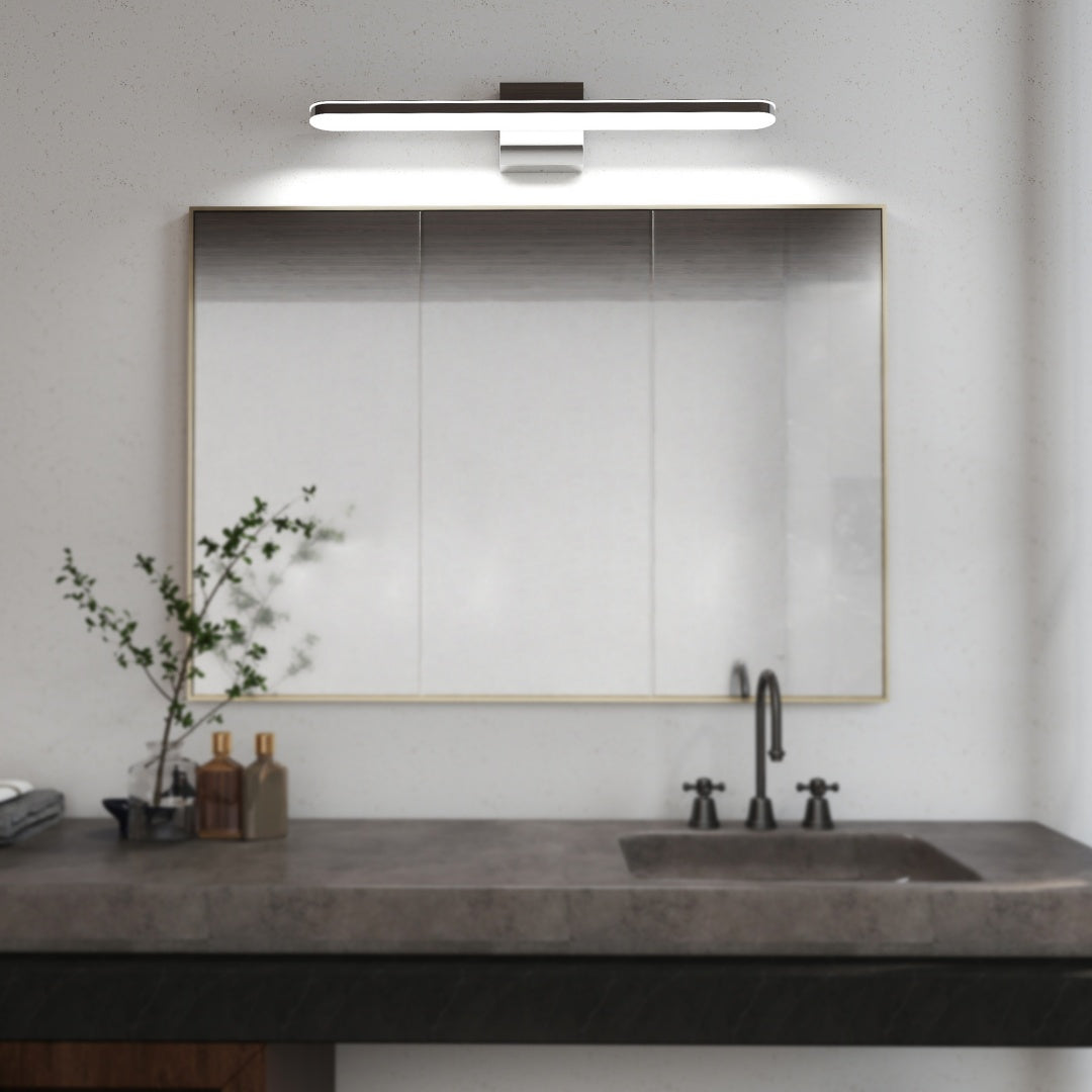 24 Inch Dimmable LED Bathroom Vanity Light Chrome Wall Fixture