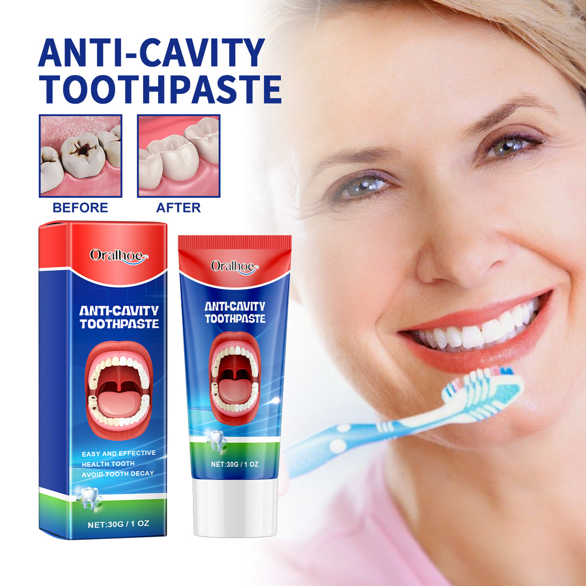 Anti Cavity Toothpaste 30g