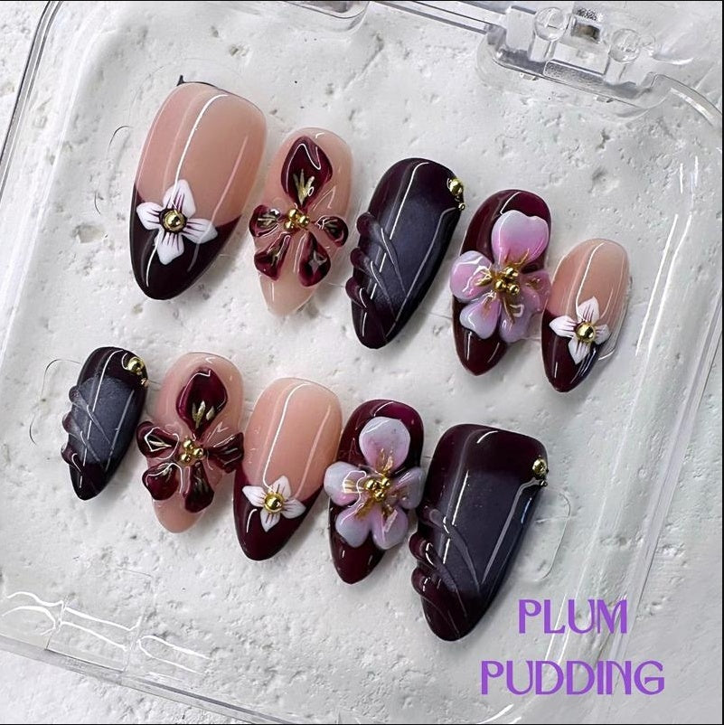 Professional Press-On Nail Patches - Easy Application Nail Art Set