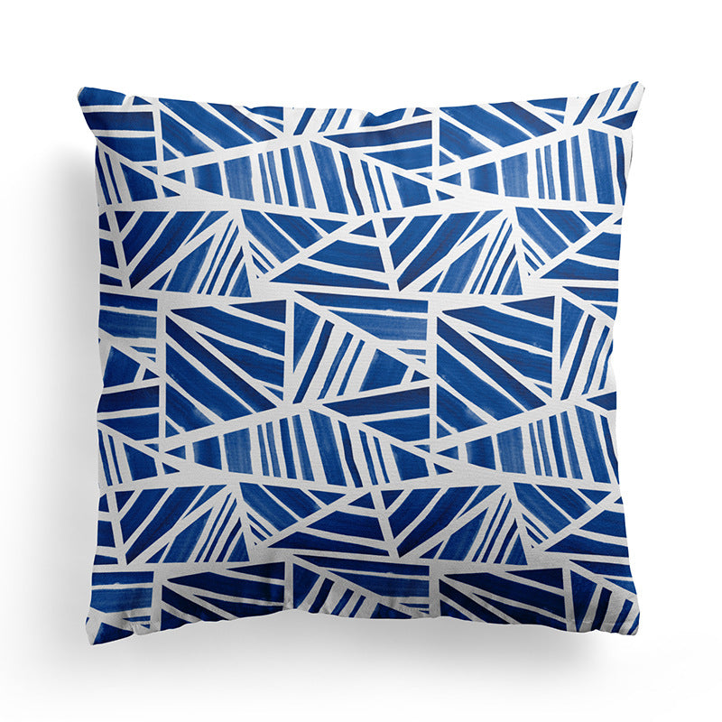 Minimalist Marble Texture Pillowcase for Living Room & Bedroom - 45x45 cm