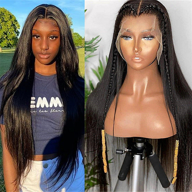 26-Inch Straight Hair Wig - Black (1B)