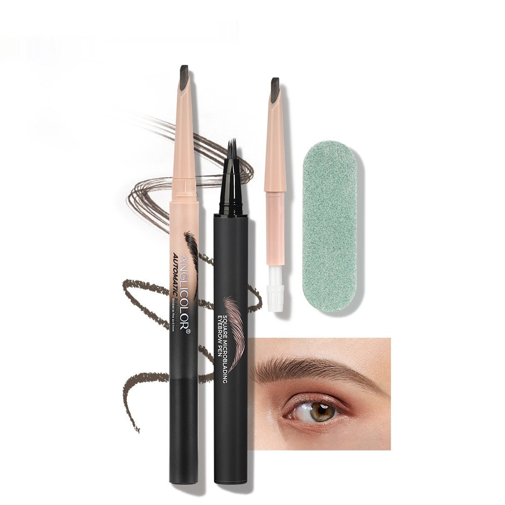 Eyebrow Pencil Set with Multiple Colors - Discoloration Resistant & Smooth Finish
