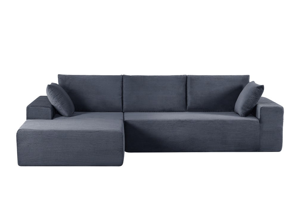 CozyForm Convertible Sectional Sofa In Soft Corduroy, Modern Comfy