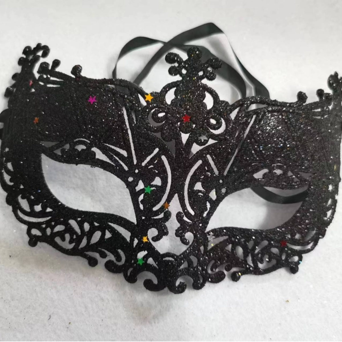 Gold Half Face Mask for Parties and Costumes - Bright Gold, Free Size