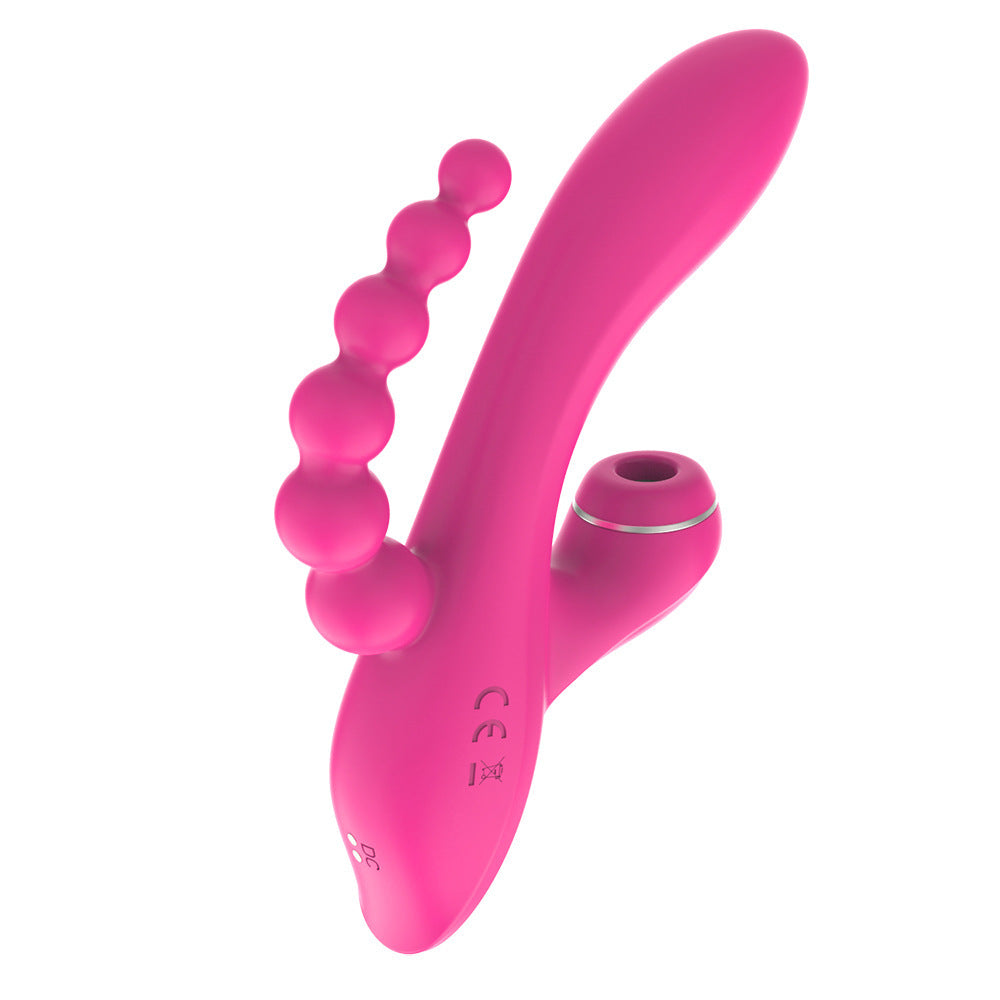 Multi-frequency Vibration Sucking Device for Women - Rechargeable Silicone Massager