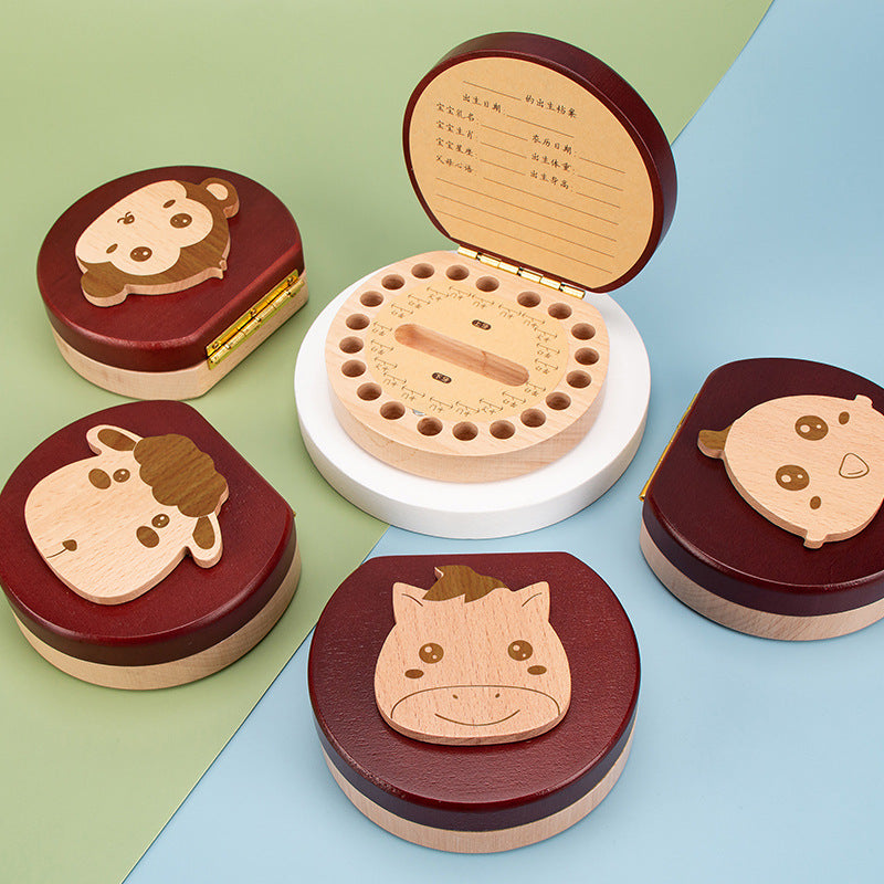 Childrens Baby Tooth Preservation Memorial Box Zodiac Collection - Multiple Colors