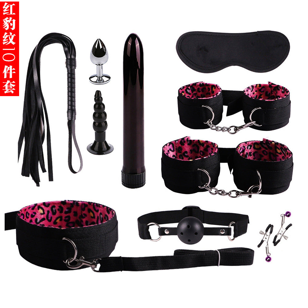 Adult Bondage Nylon Leather Suit Set - Multiple Variants