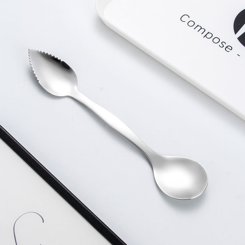 Stainless Steel Double-Headed Mud Scraper for Kitchen and Home Cleaning
