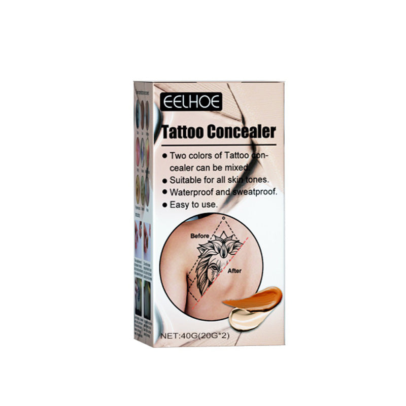 Professional Waterproof Tattoo Concealer for Body Scars and Dark Spots