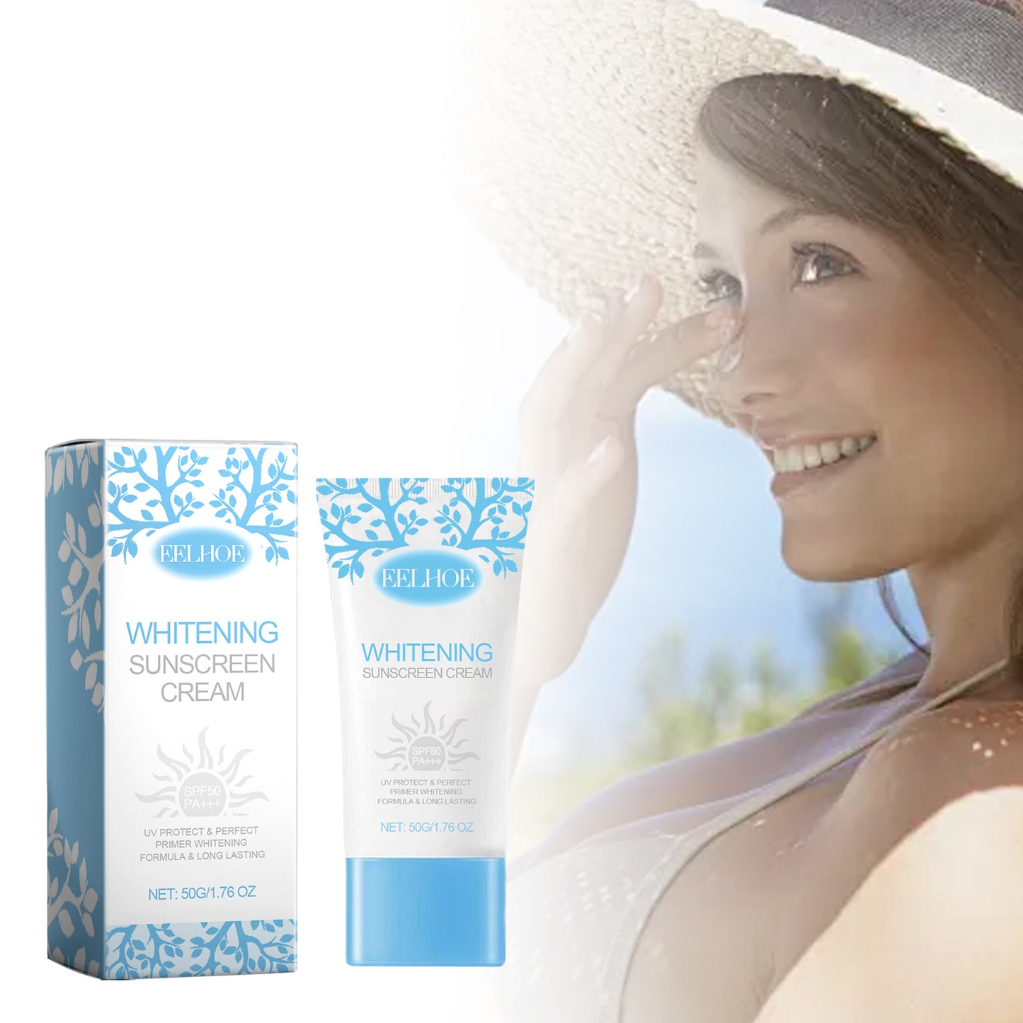 Niacinamide Whitening Moisturizing Cream - Waterproof Sun Protection