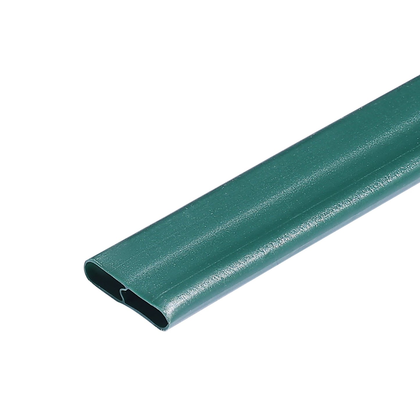 Green Chain Link Fence Privacy Slats for 4ft High Fences - Bottom Lock, Double-Wall