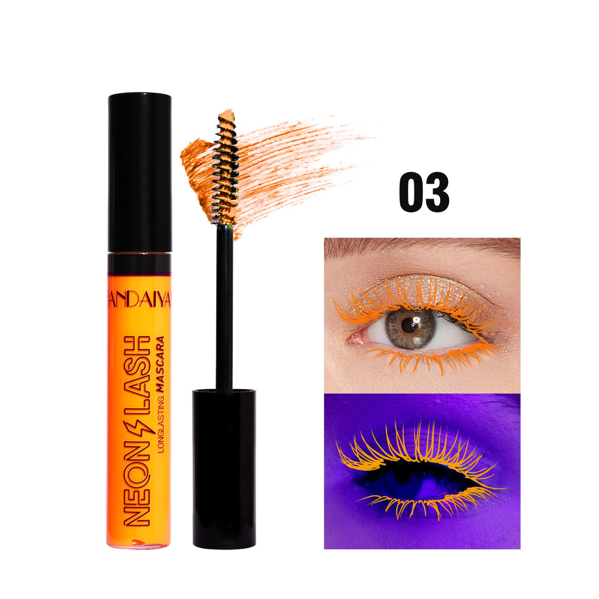 Long-Lasting Waterproof Lengthening Curling Mascara - Smudge-Proof