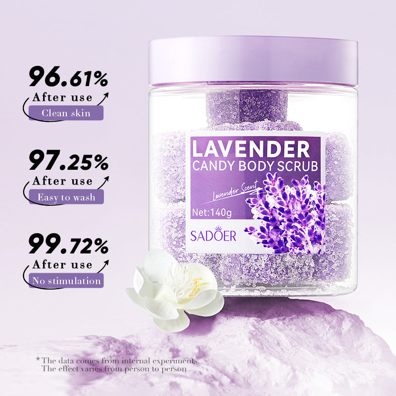 Candy Facial Scrub Moisturizing Gel - Lavender, Rose, Avocado 140g