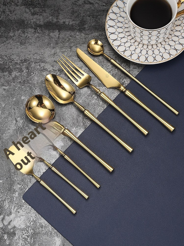 Stainless Steel Tableware Set - Knife Fork Spoon Flatware Utensils