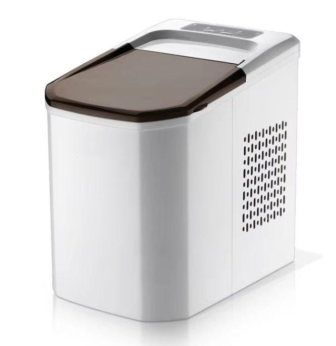 Portable Electric Ice Maker with Bullet-Shaped Ice 12kg/24H Compact Home Appliance