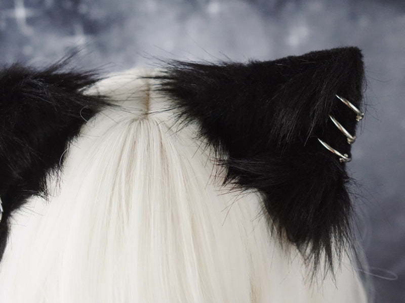 Handmade Cat Ear Hair Clip - Multiple Colors