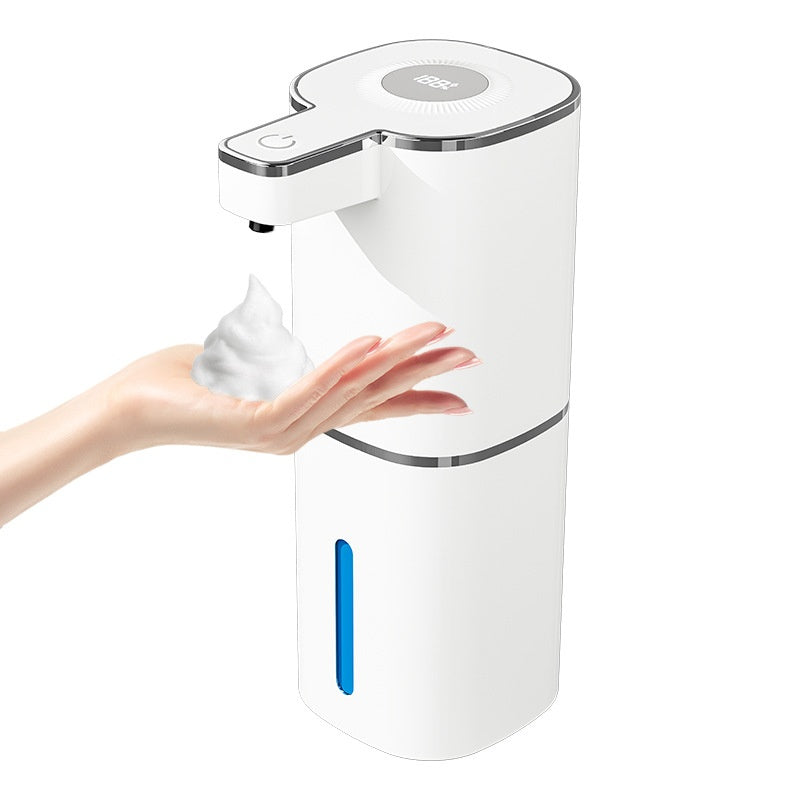 Induction Sink Soap Dispenser with Adjustable Battery-Powered Foam & Drip Styles