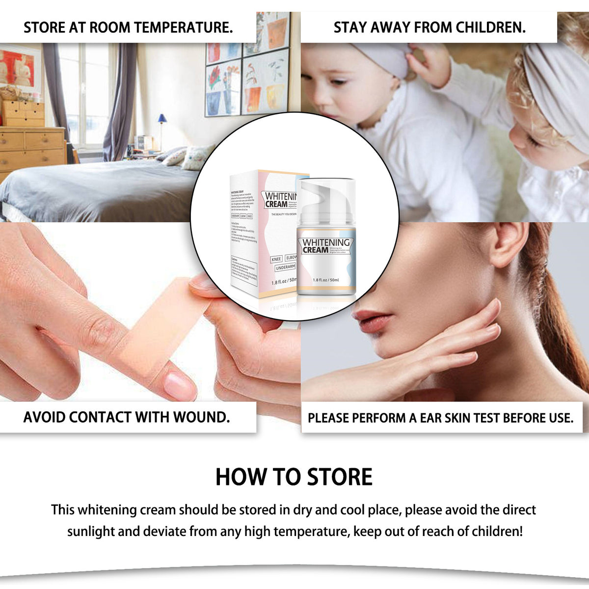 Body Whitening Cream - Brightening Moisturizer 50g