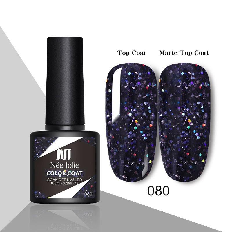 Reflective Gel Nail Polish Set - Christmas Red UV-LED Safe Long-Lasting