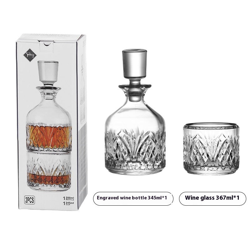 Elegant Whiskey & Wine Glass Set with Multiple Styles - Modern Home Barware