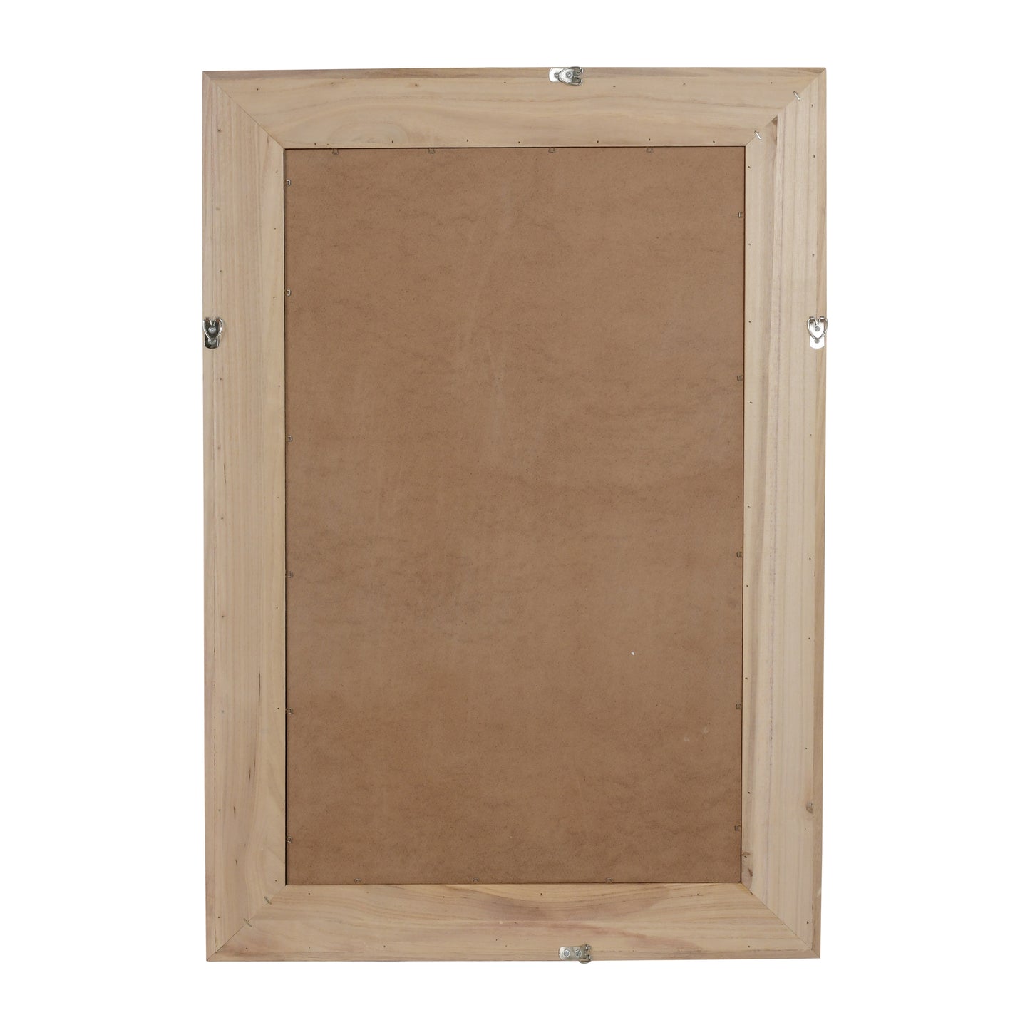 Rattan Rectangle Decorative Mirror - Yellowish Brown 24"x36"