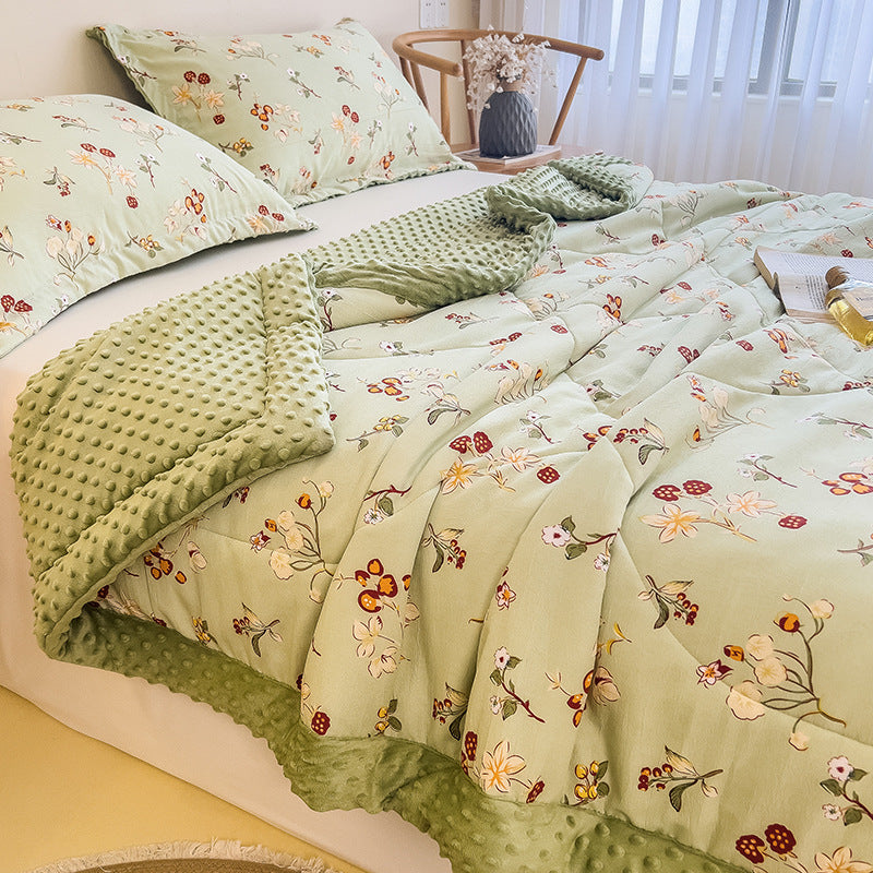 Summer Velvet Blanket Cover Set - Multiple Sizes & Patterns