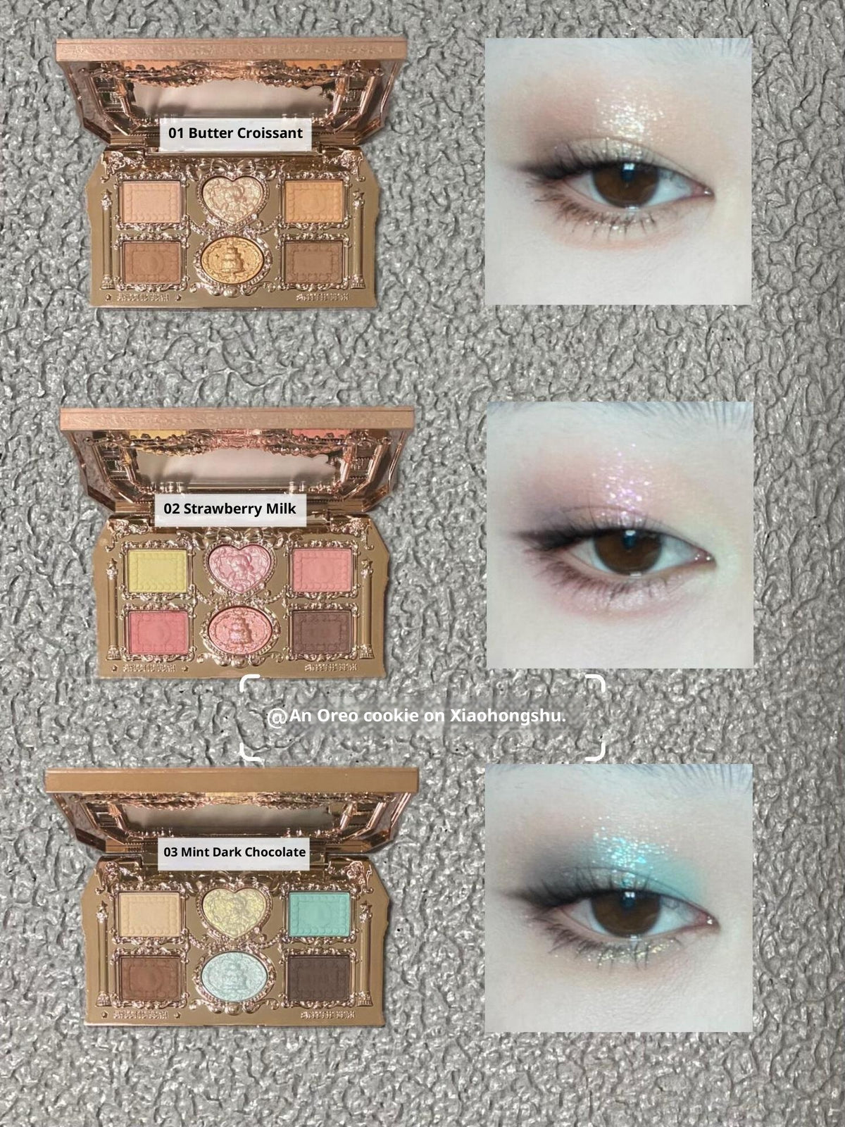 Sweetheart Bear Eyeshadow Palette Matte & Shimmer 6 Colors Easy to Use - Girly Makeup