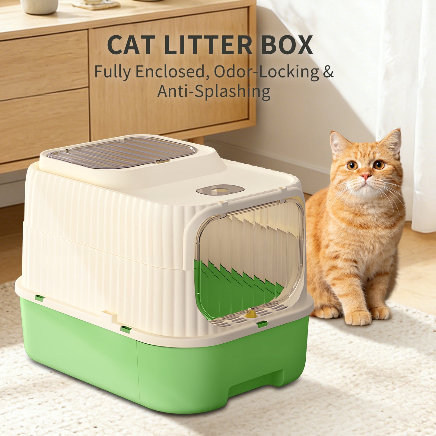 Cruiser Litter Box - Self Pickup Pet Furniture for Cats and Small Animals