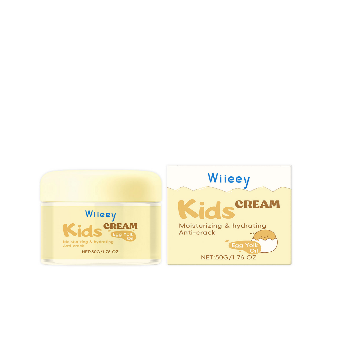 Gentle Children's Moisturizing Facial Cream for Daily Skin Care - 50g