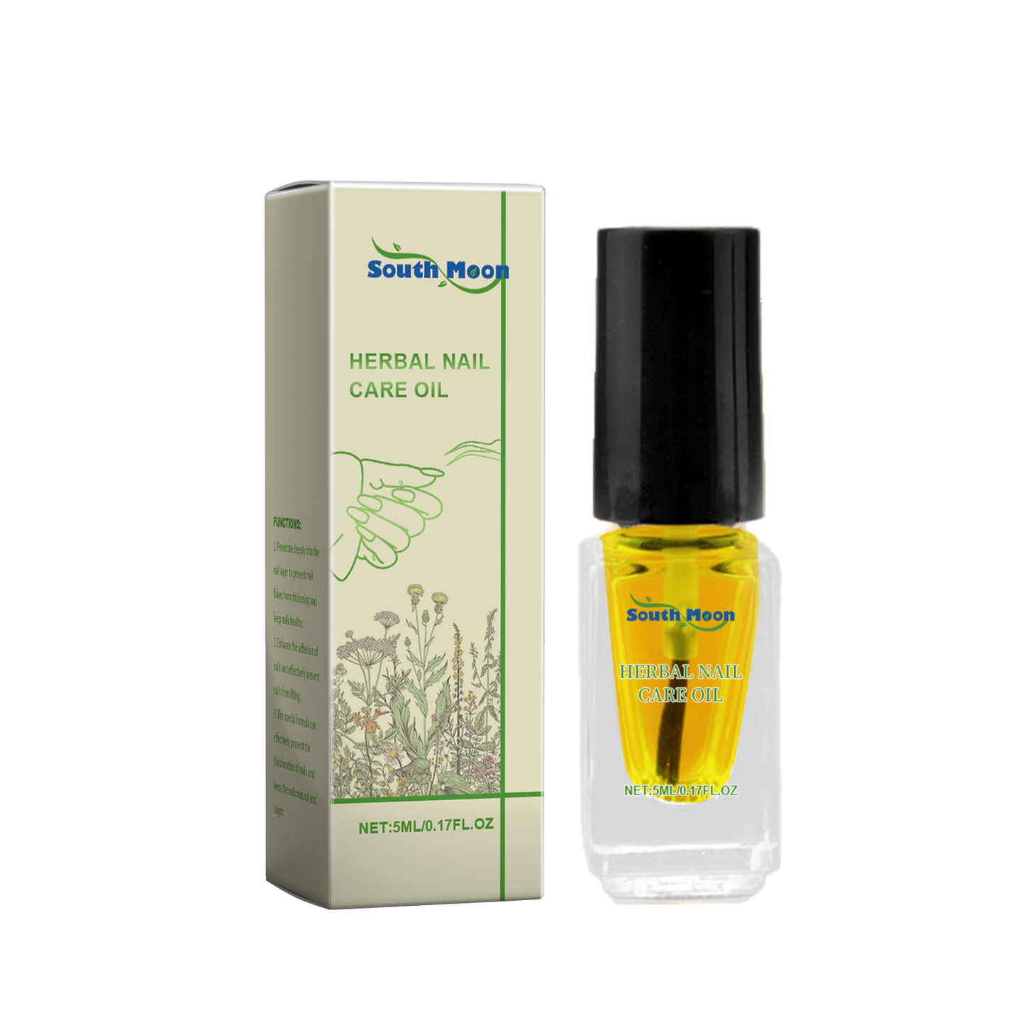 Herbal Nail Care Oil - Nourishing Cuticle Repair & Nail Strengthening
