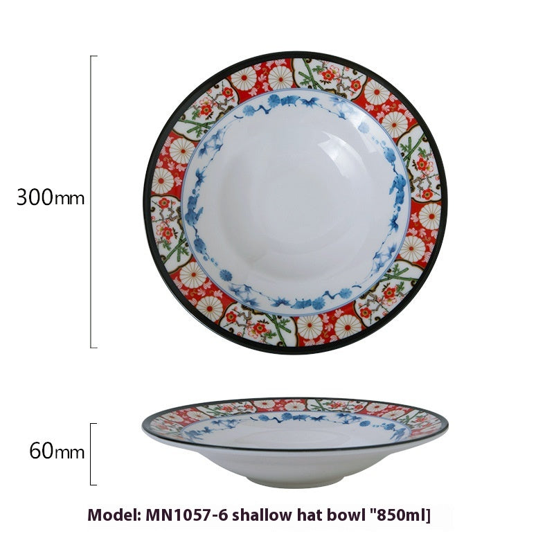 Japanese Cow-Shaped Porcelain Bowl Set for Kitchen & Dining