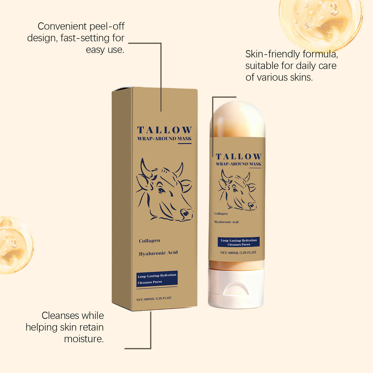 Avocado Peeling Mask - Exfoliating & Hydrating - 100ml