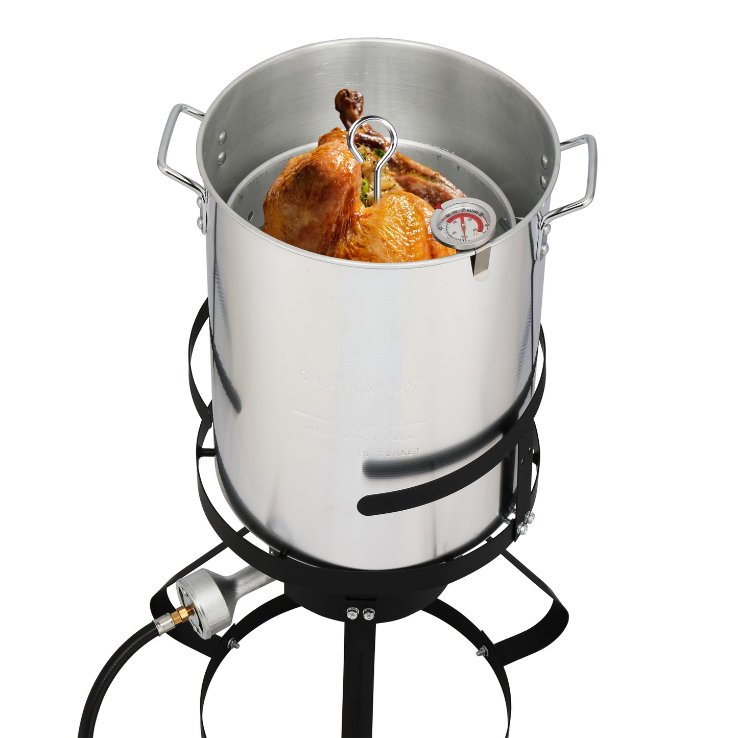 30QT Turkey Fryer & 10QT Fish Pot Set - Outdoor Cooking