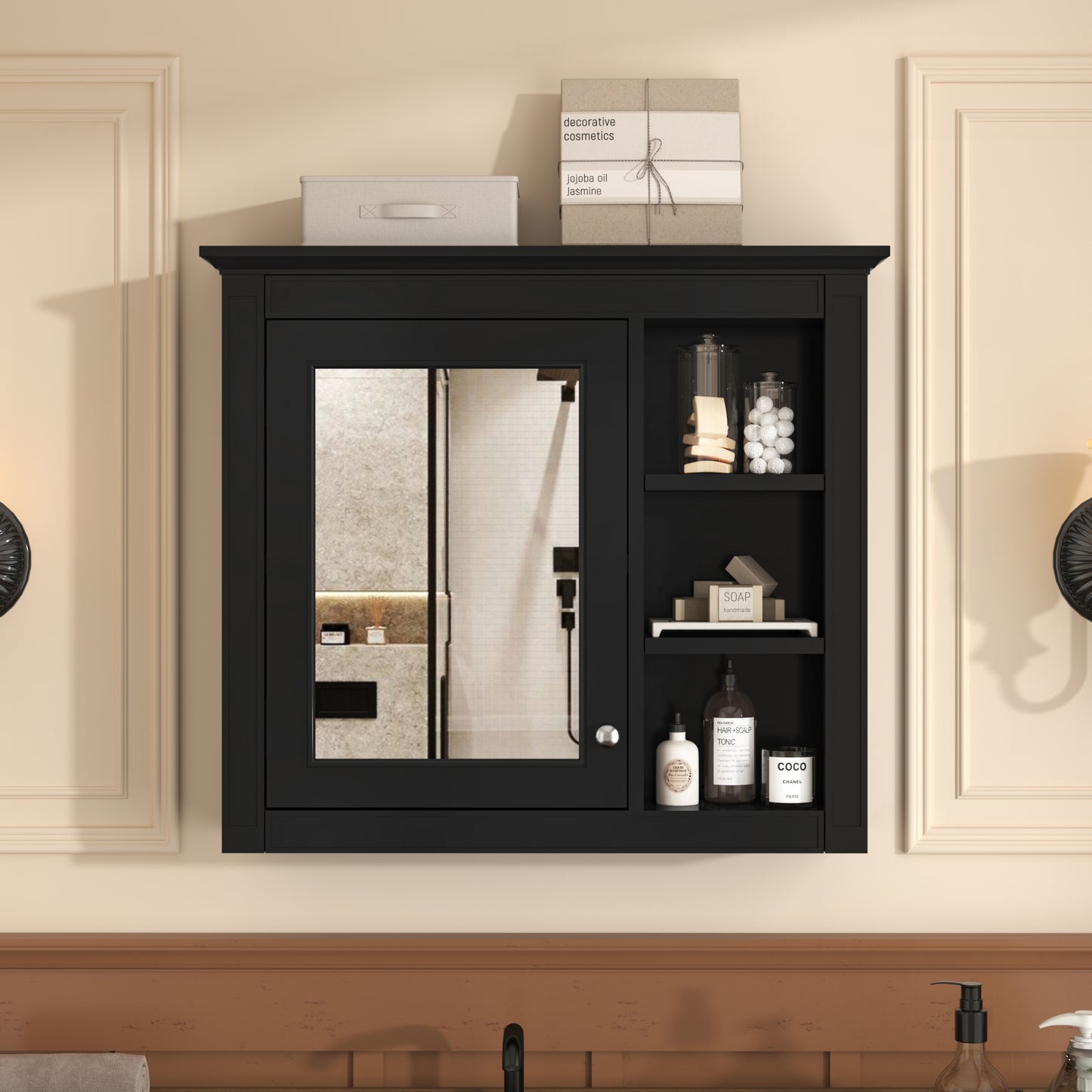 30 X 28 Medicine Cabinet, Wall Mounted Bathroom Storage Modern