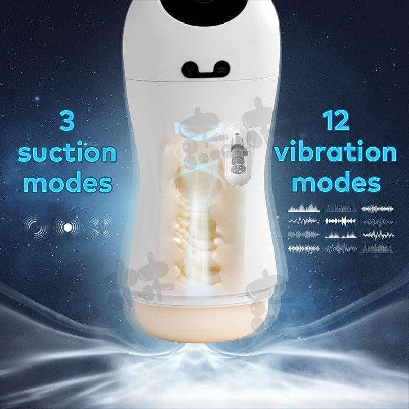 Automatic Exercise Clip Suction Airplane Bottle - Intelligent Sound Vibration