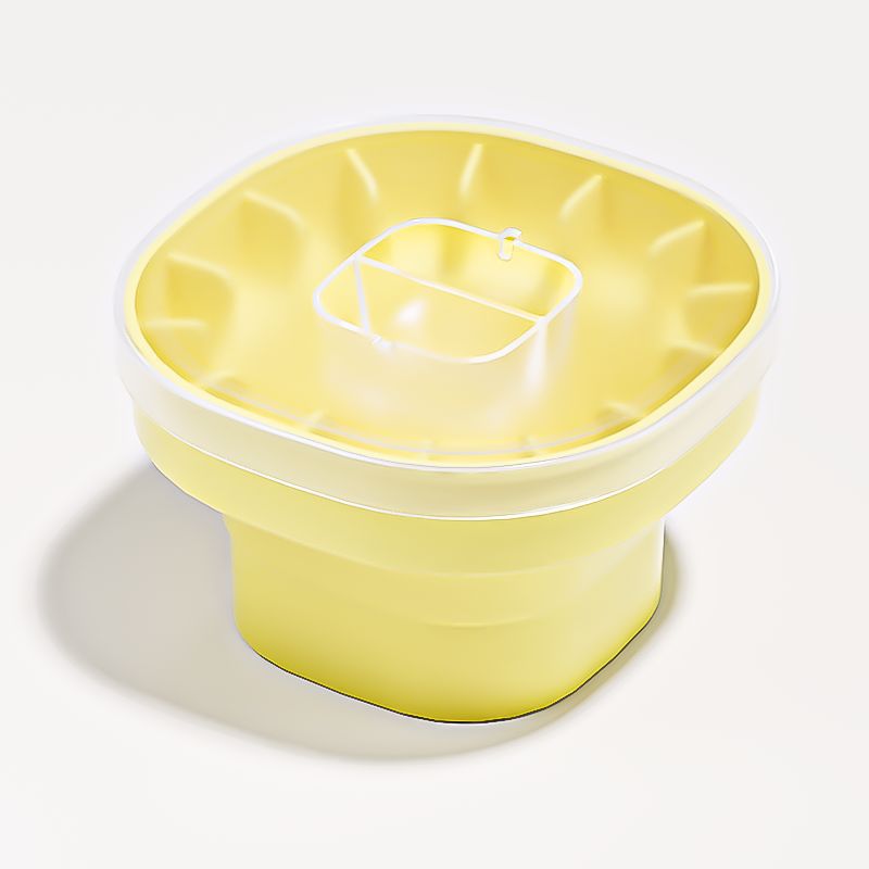Foldable Silicone Ice Bucket 5L for Home & Kitchen Storage - Light Luxury