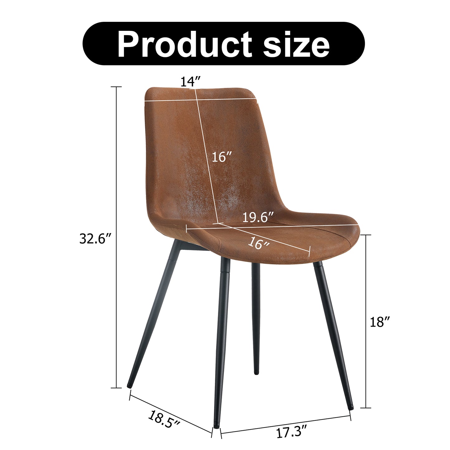 A Set Of 4 Modern Medieval Style Restaurant Brown Cushioned Chairs
