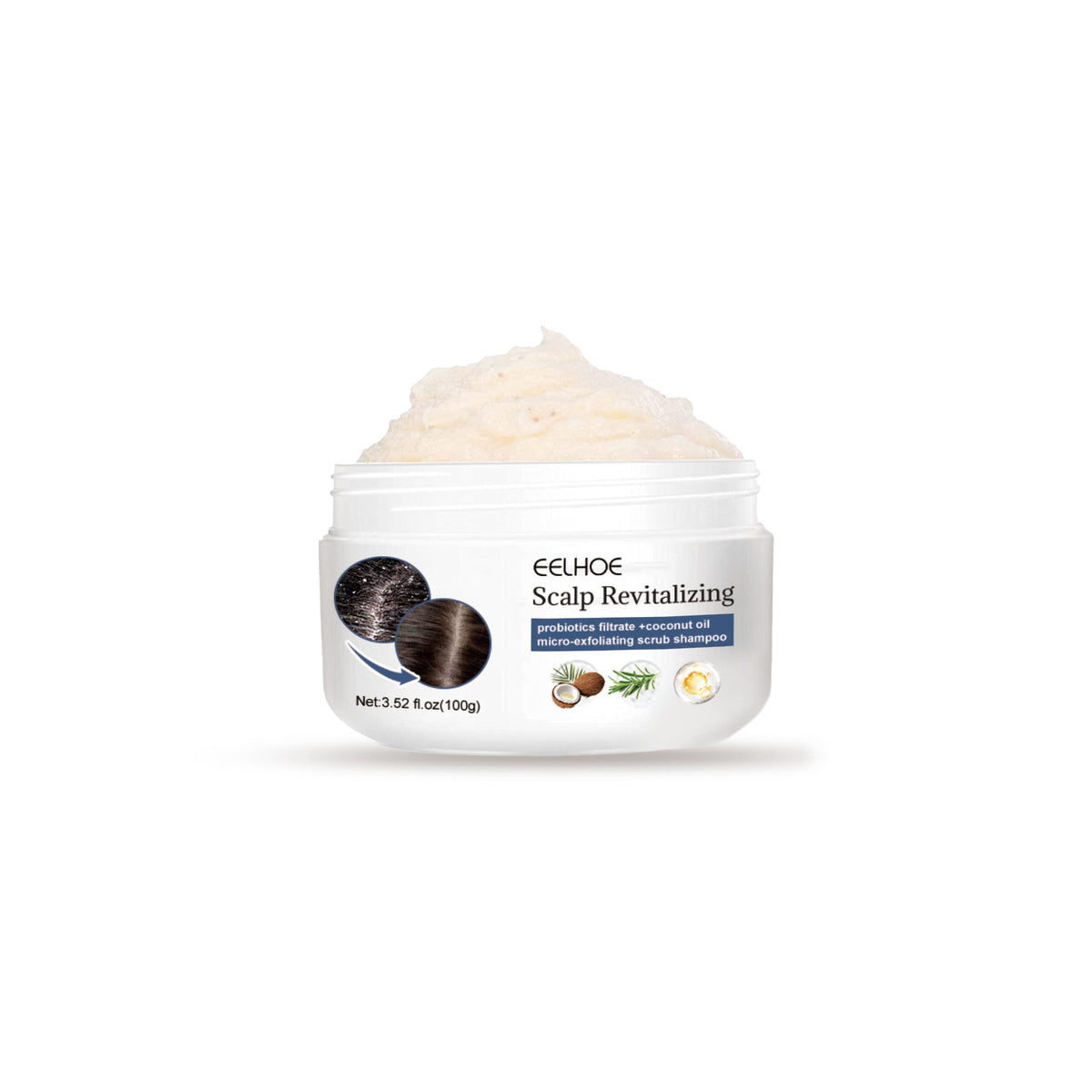 Scalp Exfoliating Facial Scrub Oil Control Fluffy Deep Cleansing Care