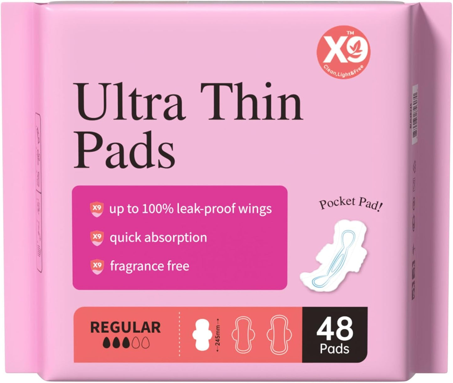 Ultra Thin Pads for Women with Wings - Heavy Flow Protection
