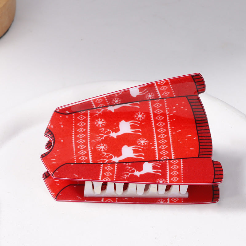 Christmas Hair Clip with Festive Designs