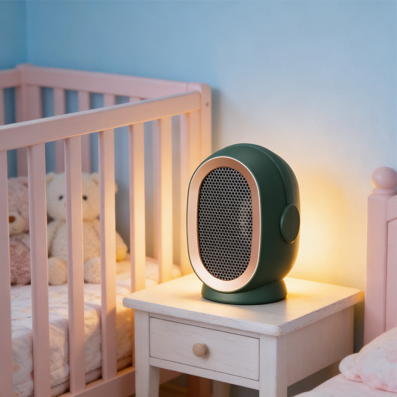 Mini Electric Fan Heater 800W for Office & Home Quiet Fast Heating