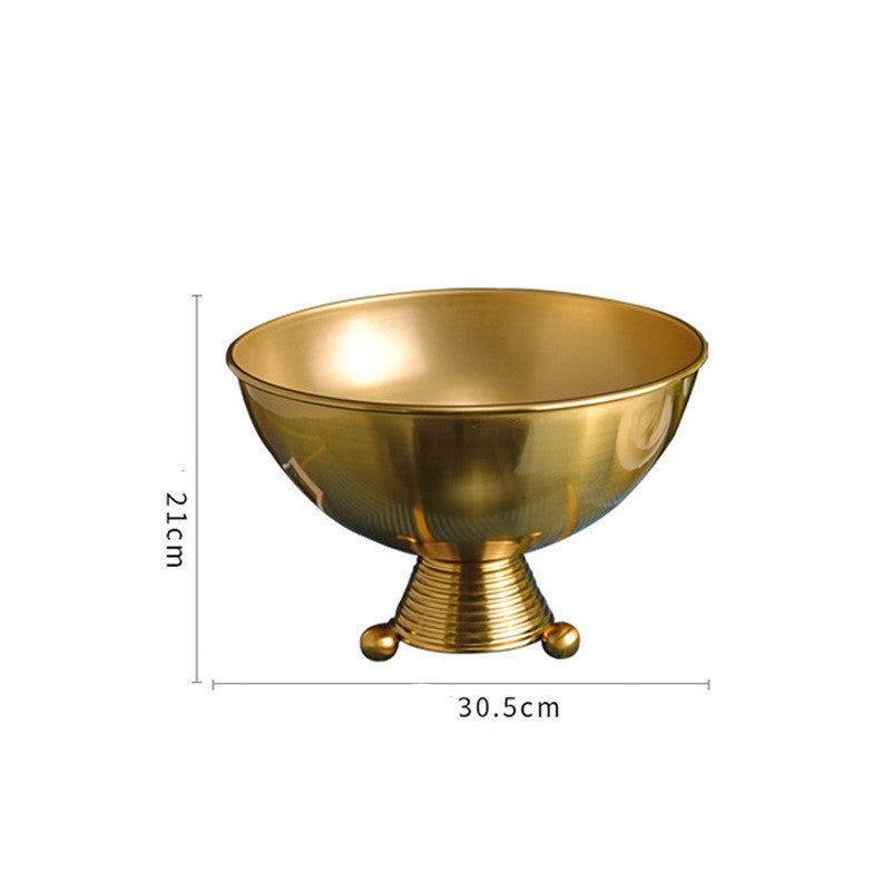 European Style Modern Metal Flower Vase - Luxury Stainless Steel Pot for Home & Garden
