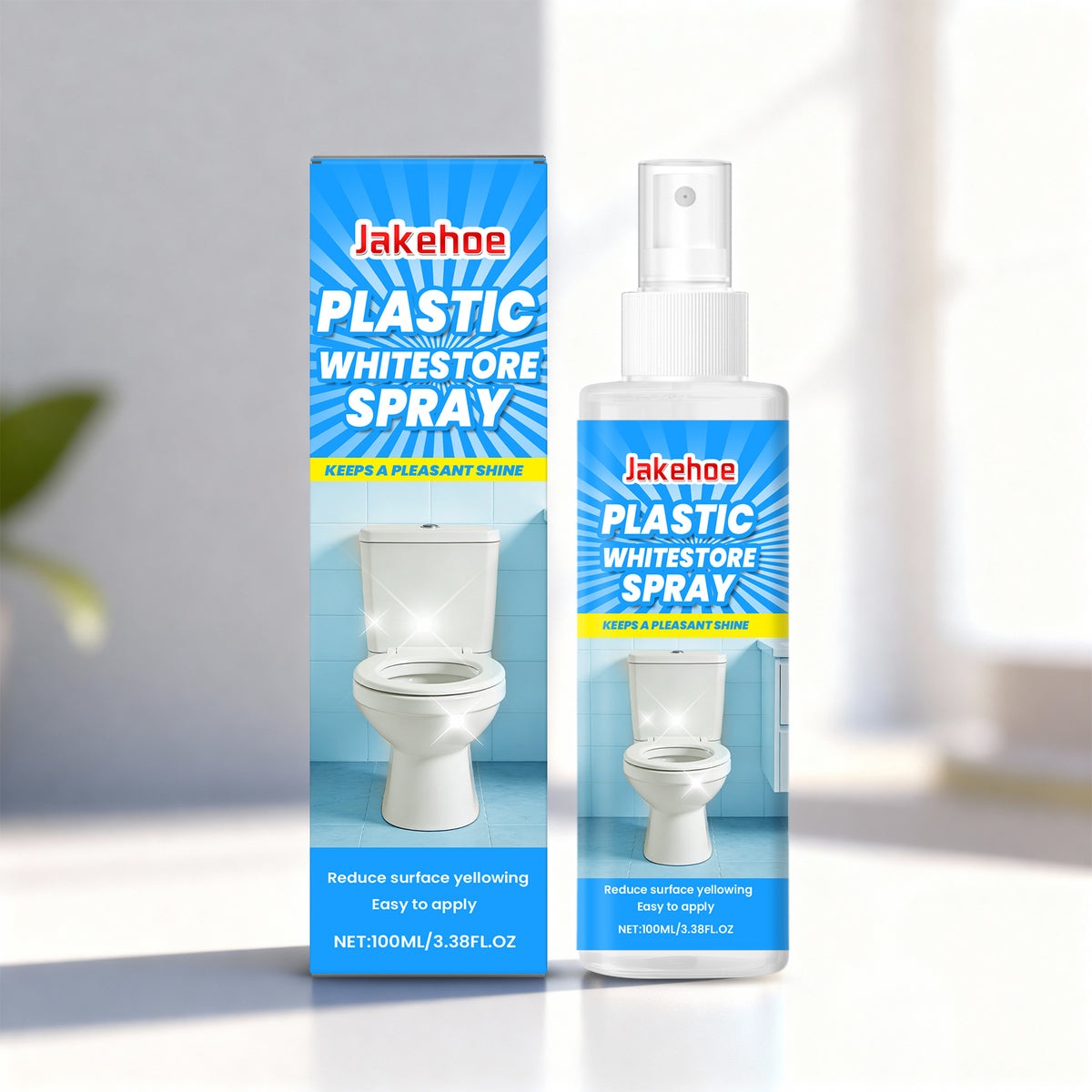 Yellowing Plastic Spray - 100ml Kitchen Storage Solution