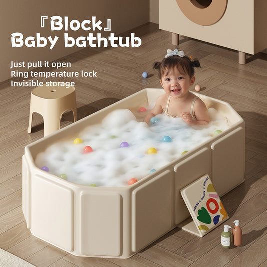 Foldable Baby Bathtub & Seat - Indoor Recliner for Infants & Toddlers