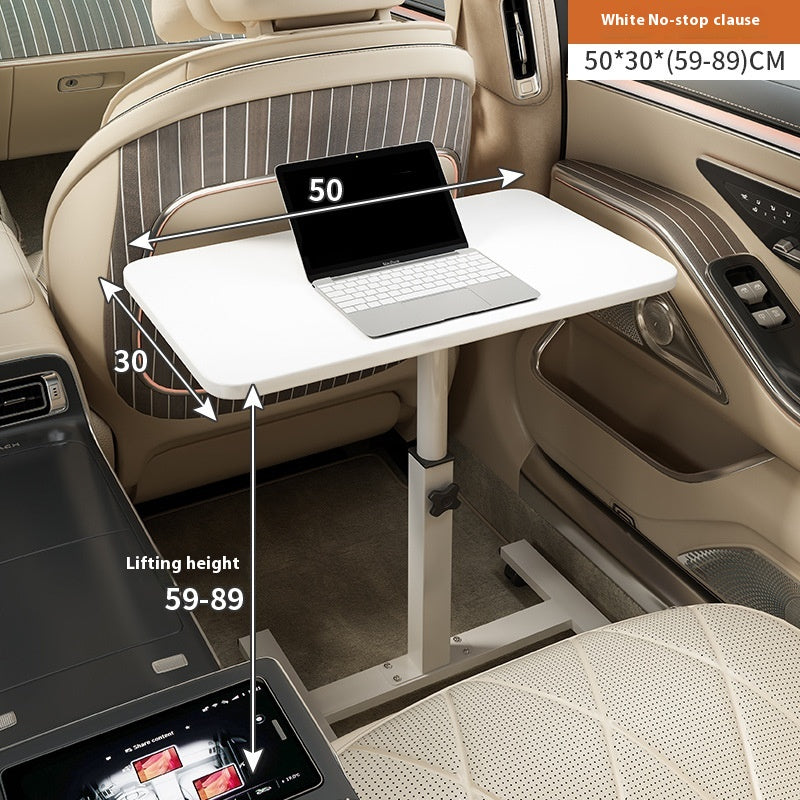 Adjustable Laptop Bedside Table - Portable, Rotating, Modern Design