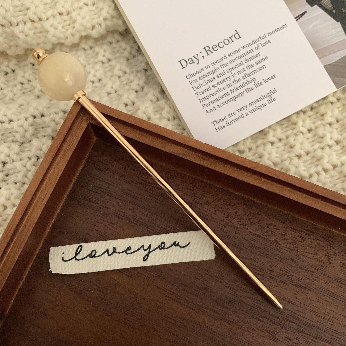 Metal Ball Hairpin for Updo & Bun Styling