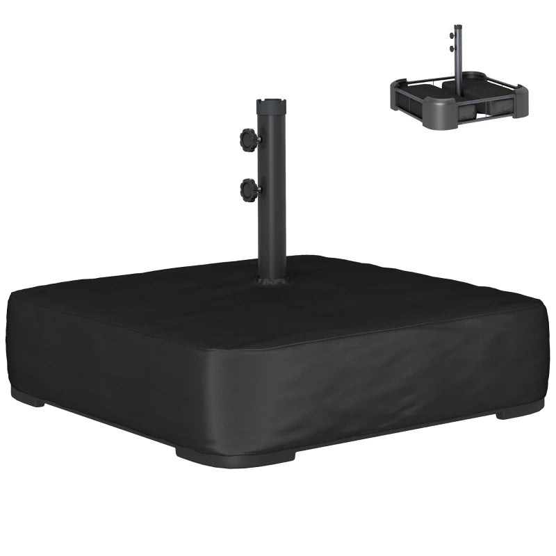 Garden Parasol Base 176 Lbs Sand Filled Heavy Duty Stand For